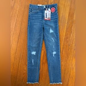 Levi's Women's Skinny Distressed Mid-Blue Jeans